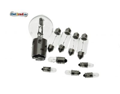 Jeu d'ampoules 12V  MZ ES 175/1, 250/1, 300 - BILUX