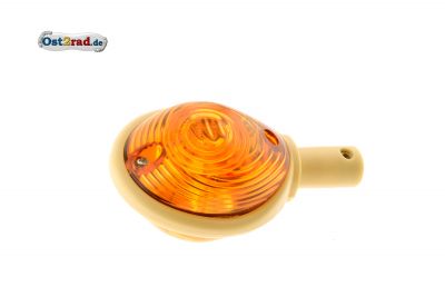 Paar Lenkerblinker BEIGE Ochsenauge KR51 ES Vogelserie Troll mit E-Zeichen
