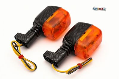 Blinker Paar SR50 S53 carbon-orange