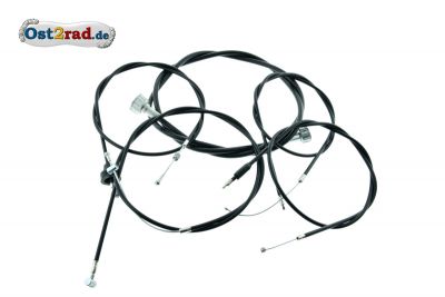 Cable set with front brake MZ ETZ, TS 250