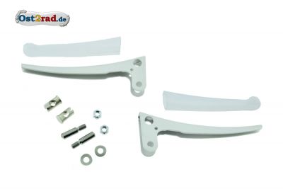 Set Brems- und Kupplungshebel Alu, Simson Schwalbe KR51/1, SR4/ inkl. Kleinteile