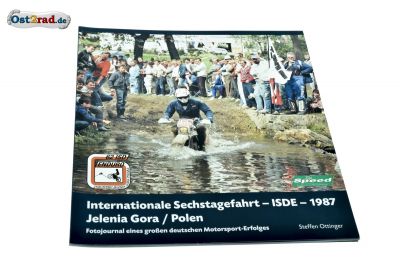 Brochure Tour international de six jours ISDE 1987 Steffen Ottinger