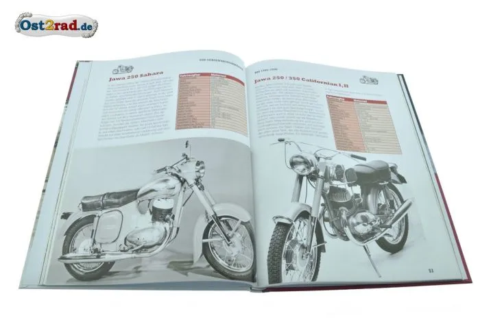 Buch Typenaufstellung Jawa Motorräder seit 1929 Frank Rönicke