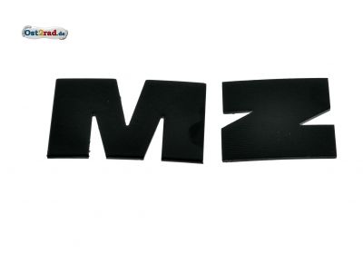 Letter M and Z BLACK