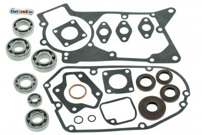 Joints et jeu de roulements pour SIMSON SR50, S51, KR51/2, qualité atelier FKM marron