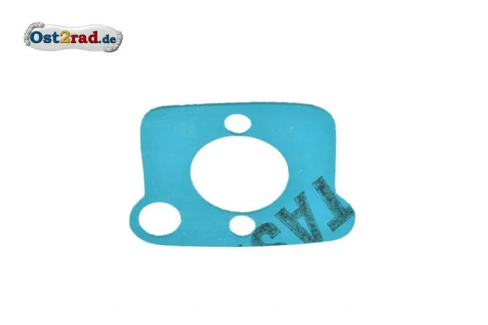 Dichtung zur Deckelplatte für Bing Vergaser Simson Plastasit blau
