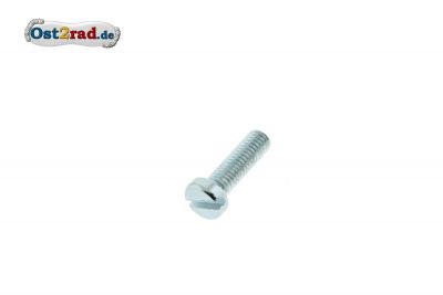 Schlitzschraube Zylinderschraube M6x10 Verzinkt