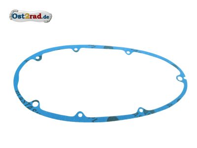 Dt. Dichtung Kupplungsdeckel Jawa CZ 125, 175, 250, Plastasit blau