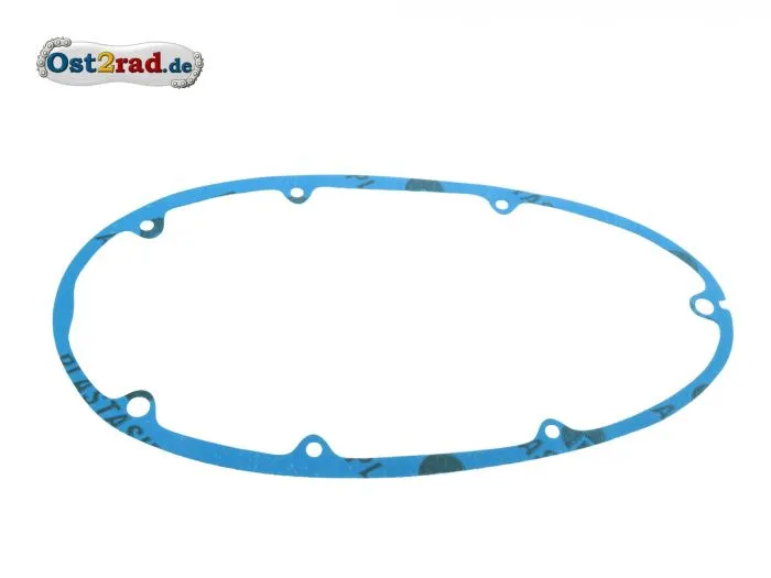 Dt. Dichtung Kupplungsdeckel Jawa CZ 125, 175, 250, Plastasit blau