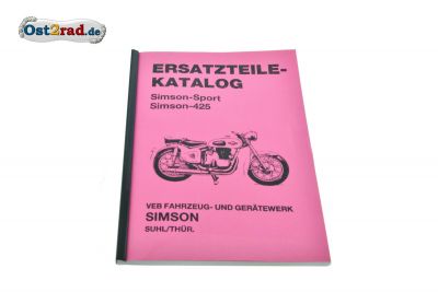 Ersatzteilkatalog AWO -S inkl. Stoye Beiwagen