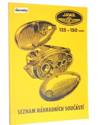 Ersatzteilkatalog Jawa 125 150 Typ 351 352 tschechisch