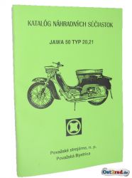 Ersatzteilkatalog Jawa Moped Typ 20 21 in tschechisch