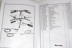 Ersatzteilkatalog Jawa Moped Typ 20 21 in tschechisch