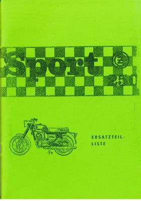 Ersatzteilkatalog CZ 250 Typ 471 deutsch