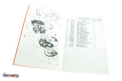 Ersatzteilkatalog JAWA Panelka 250 350 Typ 559 360 in 2 Sprachen