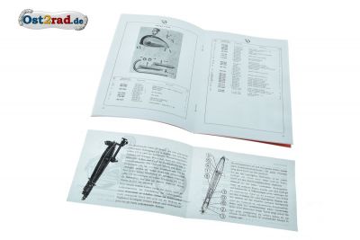 Ersatzteilkatalog CZ125 B , T Ausgabe 1957