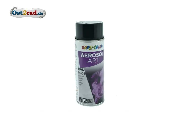 Farbspray ACRYL tiefschwarz RAL 9005, glänzend