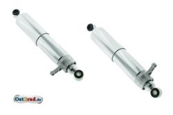 Federbein Paar hinten für MZ ES175/2 ES250/2 Stoßdämpfer mit Chrom Hülsen