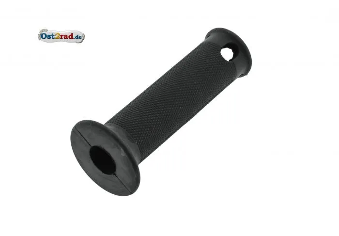 Lenkergriffgummi, Festgriff LINKS MIT LOCH KR SR4- Rändelprofil schwarz, Plastasit