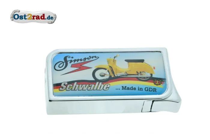 Feuerzeug Metall Simson Schwalbe