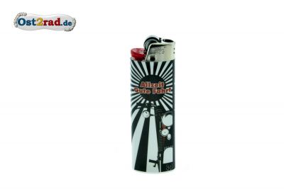 Briquet BIC noir - Allzeit gute Fahrt ( bonne route)