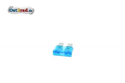 Fusible plat Standard 15A Bleu