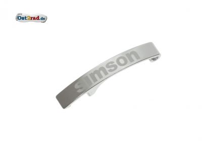 Flaschenöffner mit Lasergravur SIMSON - silber eloxiert