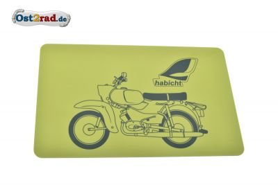 Planche à découper Habicht jaune-vert