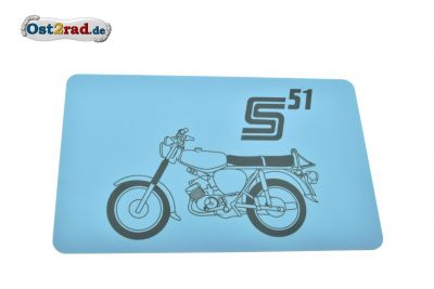 Planche à découper S51 bleu