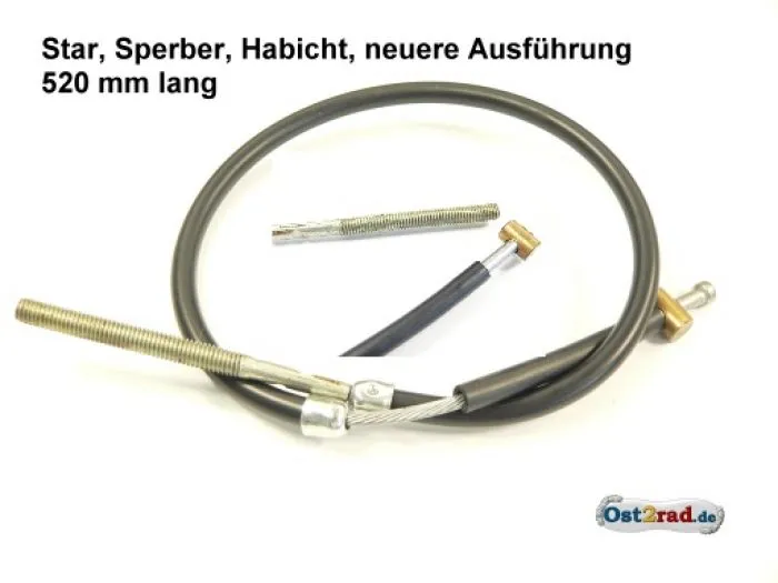 Bowdenzug, Fußbremse SIMSON schwarz Bremszug