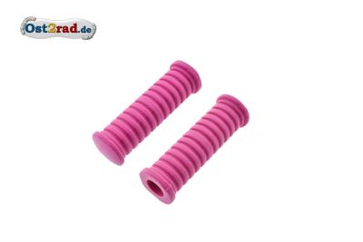 Fußrastengummi Paar für MZ Simson Pink, Plastasit