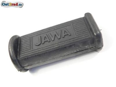 Fußrastengummi JAWA oval mit Jawa Aufschrift