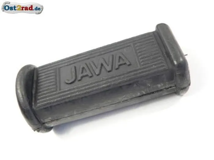Fußrastengummi JAWA oval mit Jawa Aufschrift