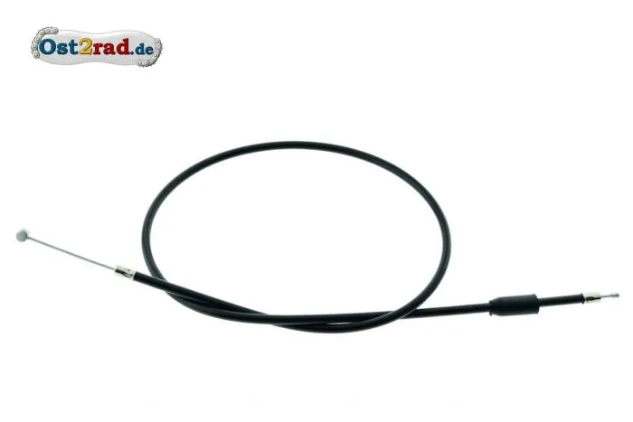 Gaszug BVF Vergaser S51E Enduro + 75mm Überlänge schwarz