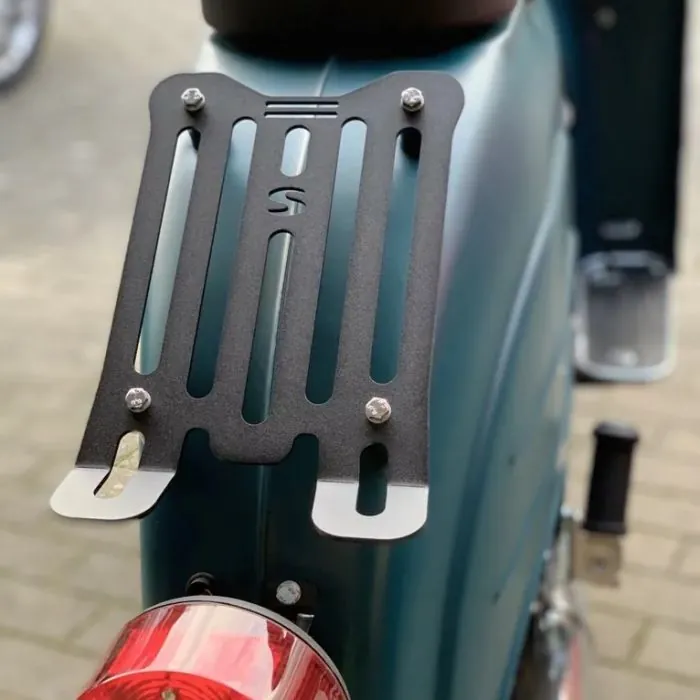 Gepäckträger Custom CLASSIC schwarz SIMSON Schwalbe Vogelserie