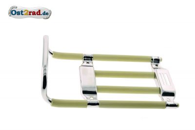 Gepäckträger verchromt SIMSON Schwalbe, Spatz, Star beige