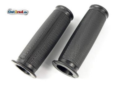 Grips - Set MZ, ES, BK, AWO, RT, EMW, Round, Black