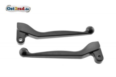Handhebel Set Schwarz Alu-Massiv für Simson S50 S70 S53 SR50