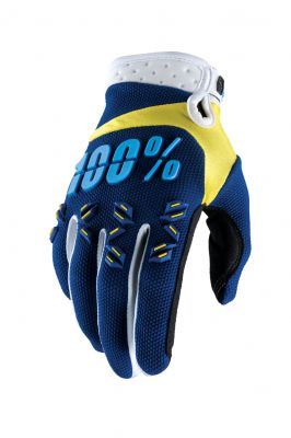 Handschuhe IXS Airmatic blau-gelb