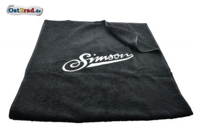 Handtuch Simson schwarz 100x50cm