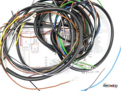 Cable set  MZ ES 125, 150 contact for screwing in