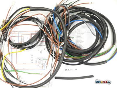 Cable set MZ ES 125, 150 Contact for plugging in