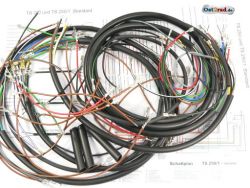 Cable set TS 250 standard without revolution counter