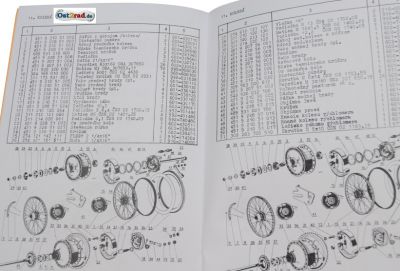 Ersatzteilkatalog JAWA Babetta Typ 210 tschechisch