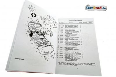 Ersatzteilliste JAWA Perak 250 Typ 11 deutsch