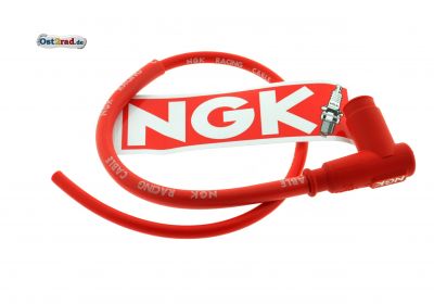 Zündkerzenstecker NGK Racing mit Hochleistungs-Kabel, Silikonstecker 5 K-Ohm