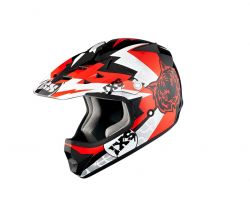 Kinderhelm IXS HX 278 Tiger schwarz-rot-weiss