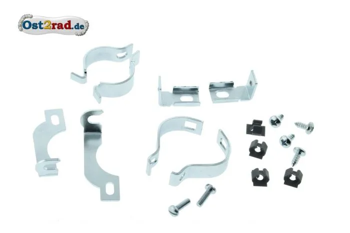 Klemmschellen Set Kanzel passend für MZ ETZ 250, 251, Kanuni