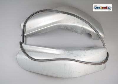 Knieschutzblech, Beinschutz Set mit Keder SR50 SR80 Blech verzinkt