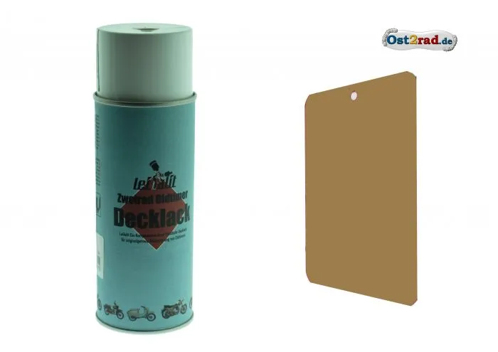 Spraydose, Decklack SIMSON SR2 SR2E Leifalit 400ml, Olivbraun/Beige
